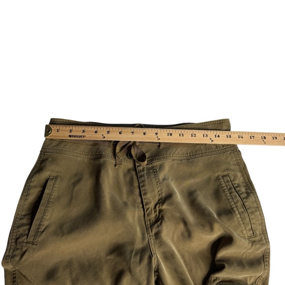 Sundance Iva Cargo Pants in Butternut Tan Cropped Lagenlook Womens Size 8 - Picture 6 of 11